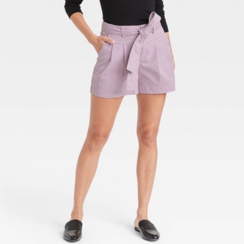 A New Day light purple high waist shorts